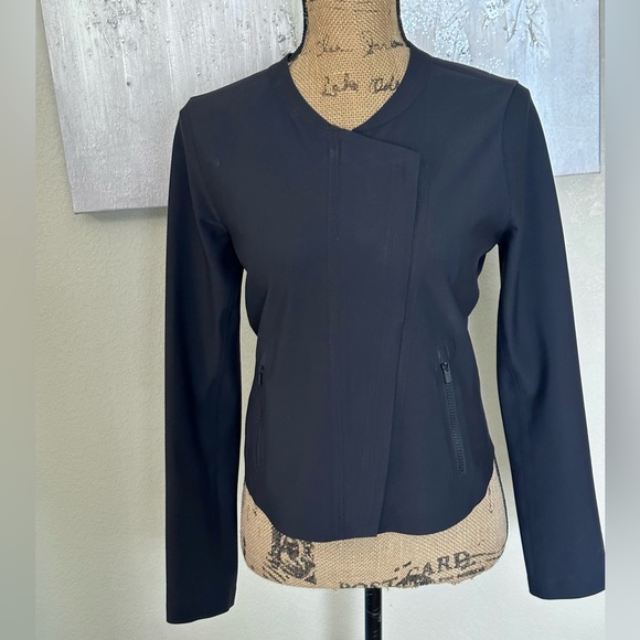 ATHLETA Asymmetrical Double Zip Moto Jacket - Picture 3 of 12